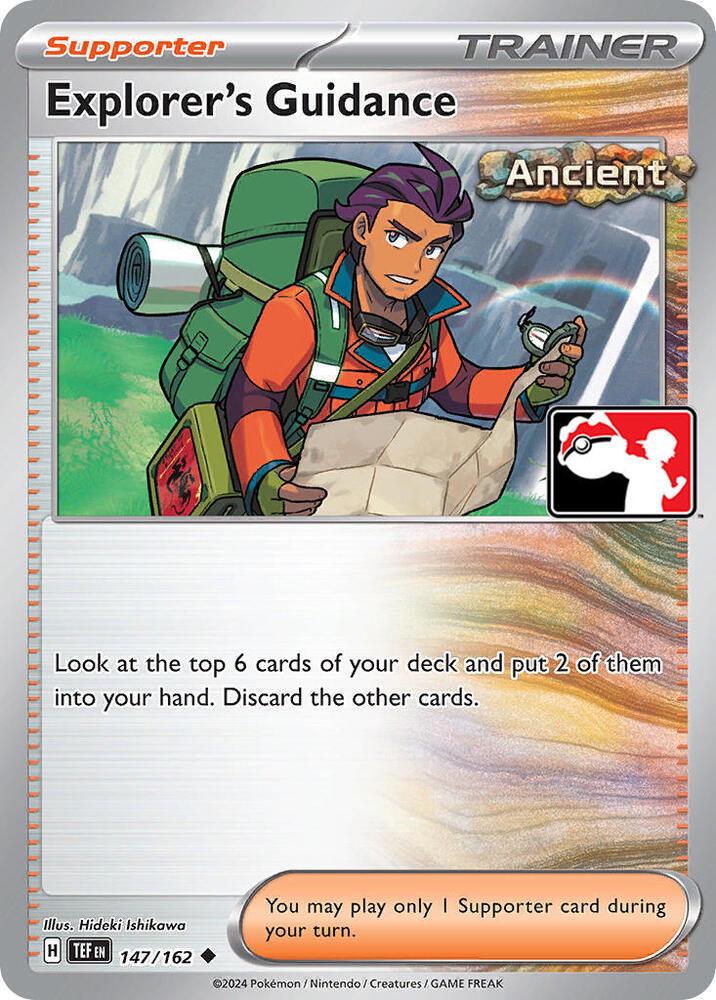 Temporal Forces Explorer's Guidance [Prize-Pack] Pokémon card